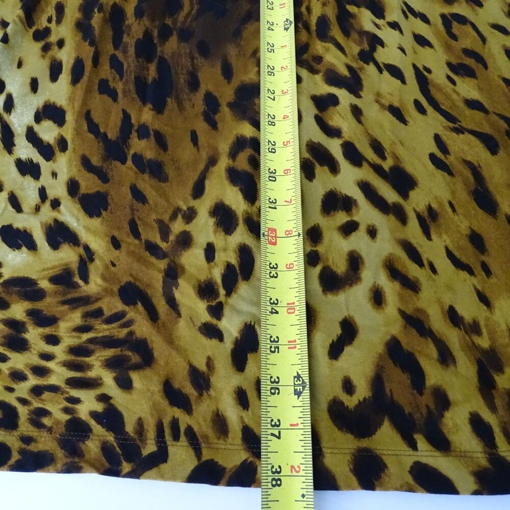 Tommy Bahama Serengeti Spots Animal Print V-Neck Sheath Dress Women Size L - Picture 9 of 9